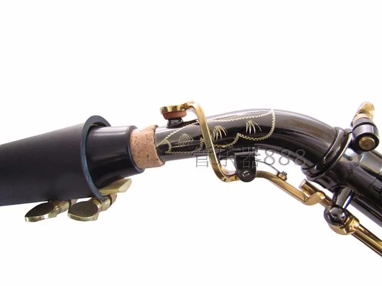 Саксофон сопрано новый черный никель золото стандартная латунная скульптура BB Sax