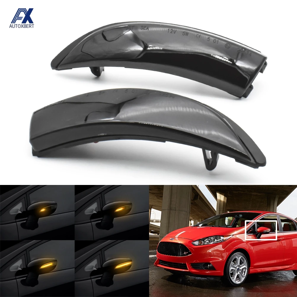 Светодиодный динамический поворотный сигнал боковое зеркало последовательный