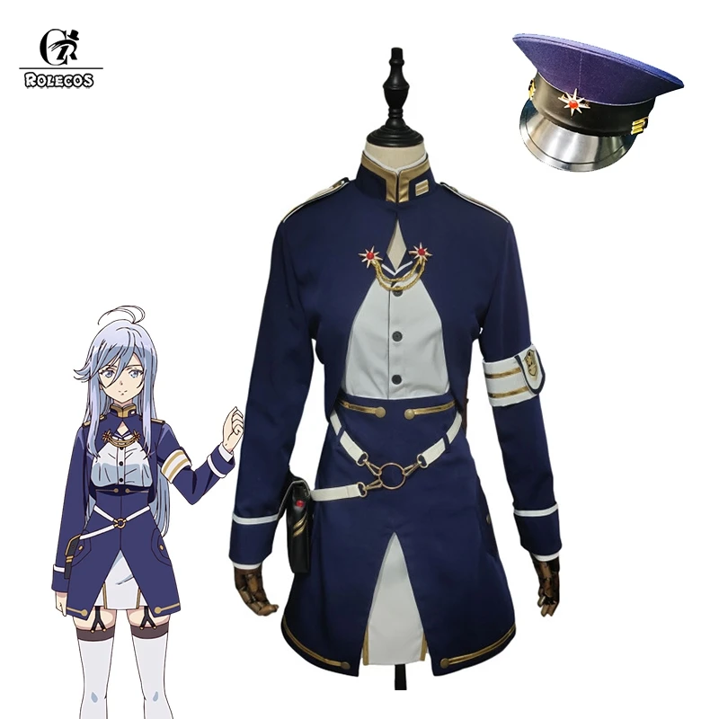 

ROLECOS 86 Vladilena Milize Cosplay Costume Eighty Six Anime Cosplay Costume for Women Uniform Halloween Outfit Cosplay Full Set
