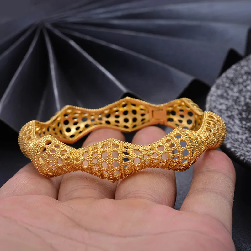 WANDO BIG Wide Coin Cuff Bangle Women Middle Eastern Jewelry New Arab Ethnic Gold Color Bracelets Gift B41 | Украшения и