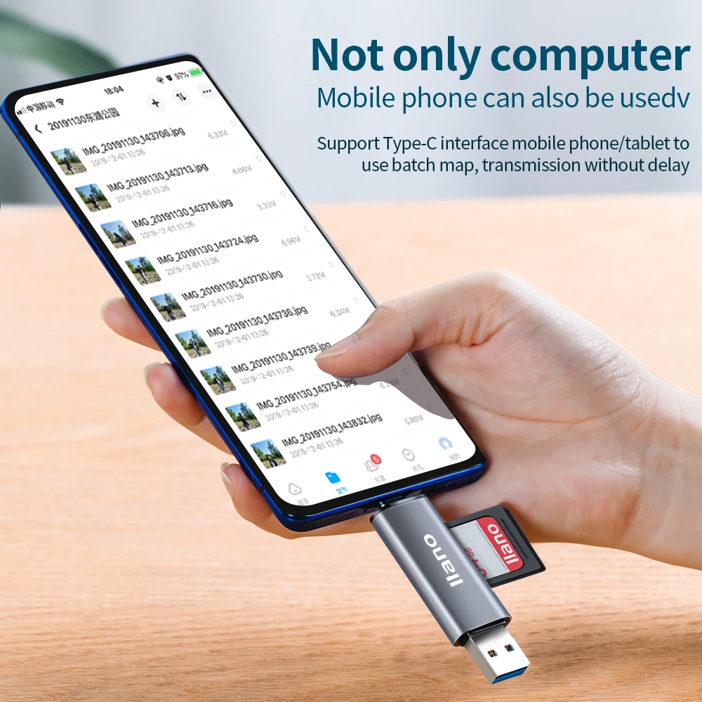LLANO Горячая USB 2 0 SD кард ридер TF/Micro SD/Micro USB/Type C смарт типа OTG флеш накопитель