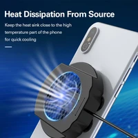 universal mobile phone radiator gaming phone cooler adjustable portable fan holder heat sink for iphone samsung huawei xiaomi
