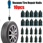 10 приблизительных гвоздей для вакуумного ремонта шин мотоциклов, резиновые гвозди для ремонта вакуумных шин, Самовосстанавливающиеся мембранные гвозди для шин двух размеров