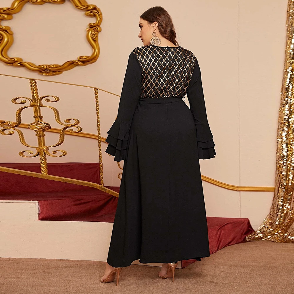 Халат Дубай Abaya Турция мусульманский модный хиджаб платье кафтан мусульманская