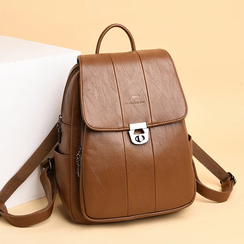 Женские рюкзаки 2019 кожаный рюкзак высокого качества женский для девочек