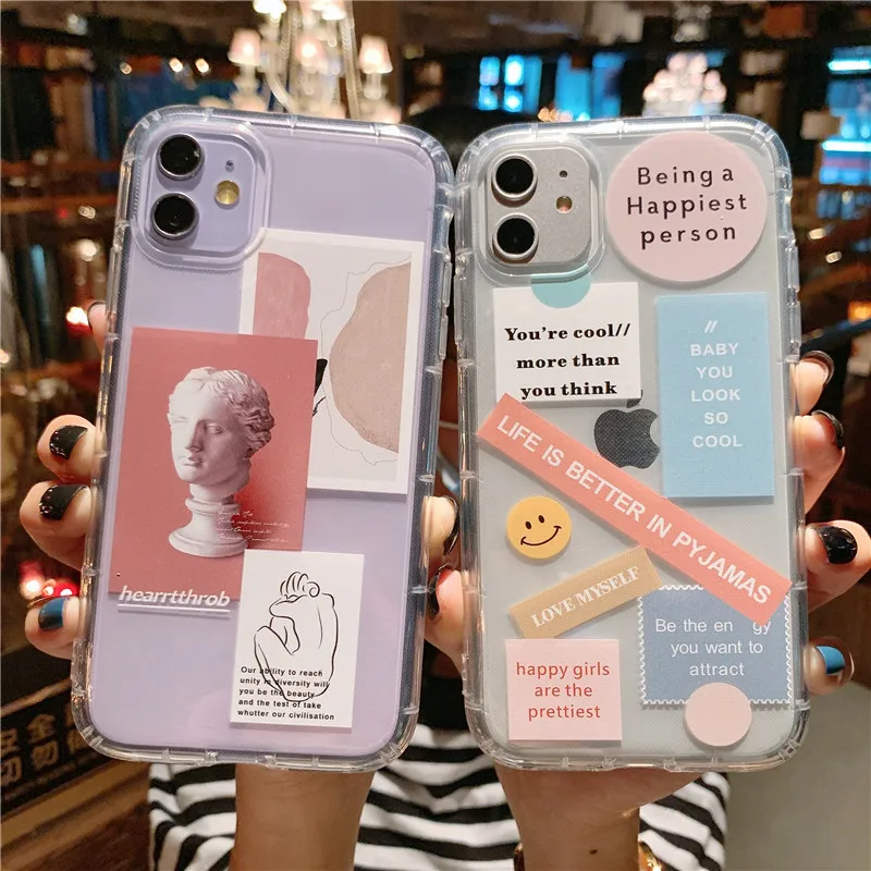 

Чехол-накладка для iPhone 11, 12 Pro Max, Mini, X, XS, XR, 6, 6s, 7 Plus, из ТПУ