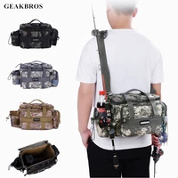 fishing tackle bag fish bait lure line tool storage outdoor sports climbing hunting backpack crossbody shoulder chest bag gk0015