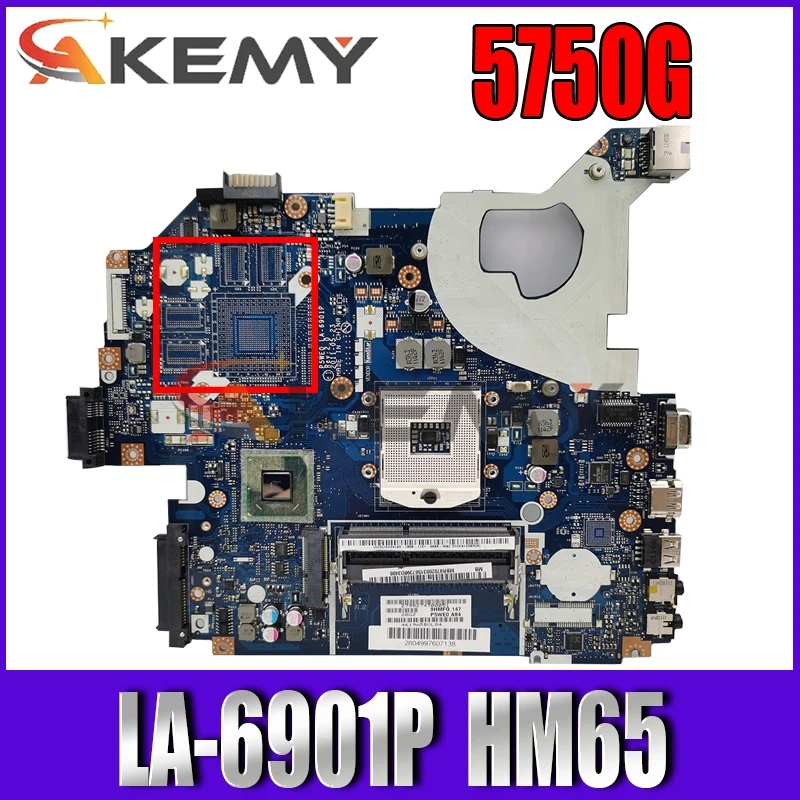 

For ACER 5755 5755G 5750 5750G Laptop motherboard P5WE0 LA-6901P PGA989 HM65 100% test work MBR9702003 MB.R9702.003