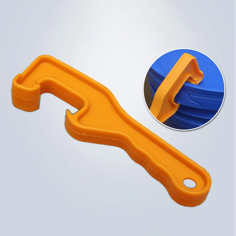 Пластиковый галлоновый ковш ведро для краски крышка консервный нож инструмент