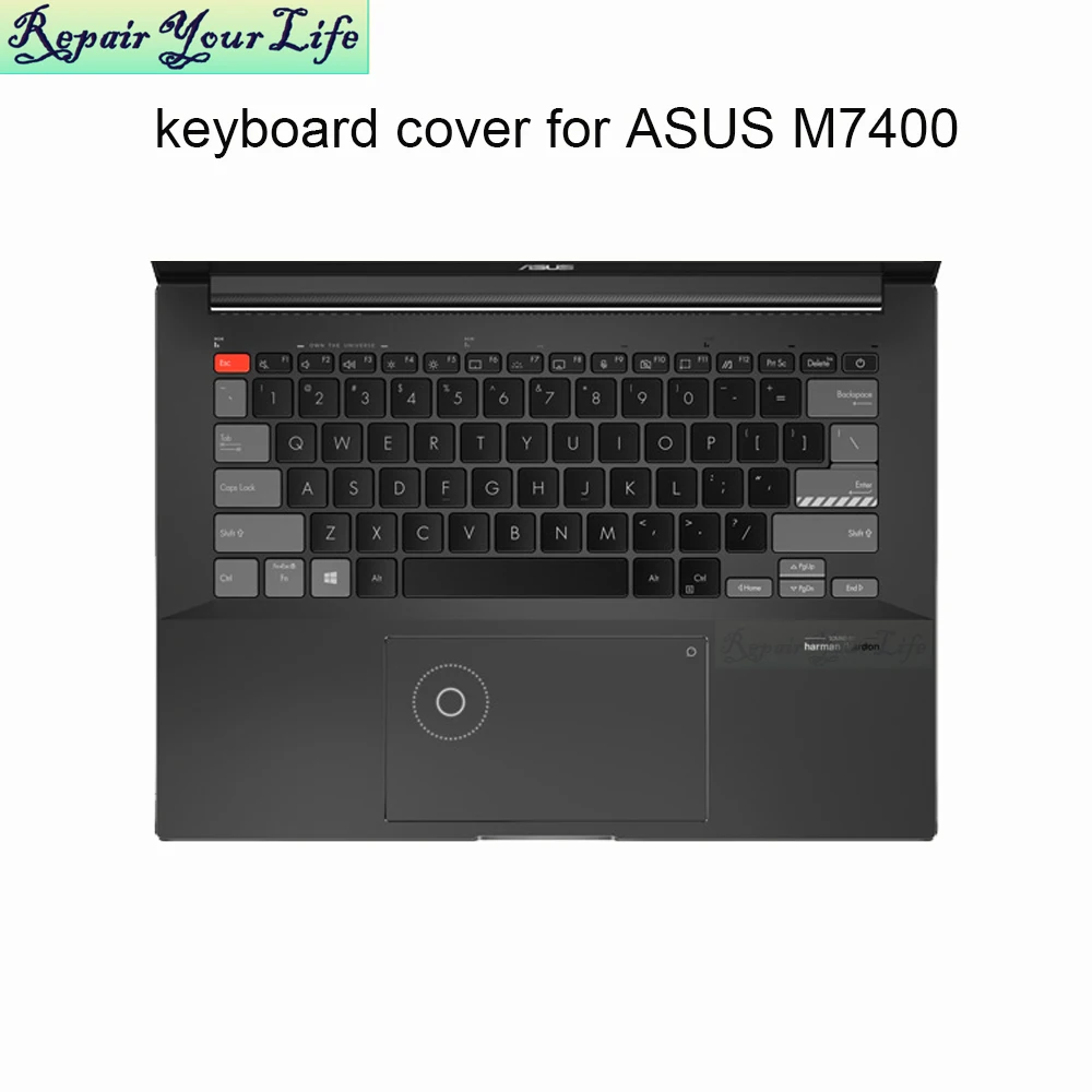 

M7400 Laptop Keyboard Cover Clear TPU for Asus Vivobook Pro 14X M7400Q M7400QE M7400QC Protective Dust Film covers accessories