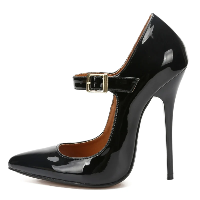 Туфли лодочки женские на высоком каблуке 13 см искусственная кожа высокий тонкий