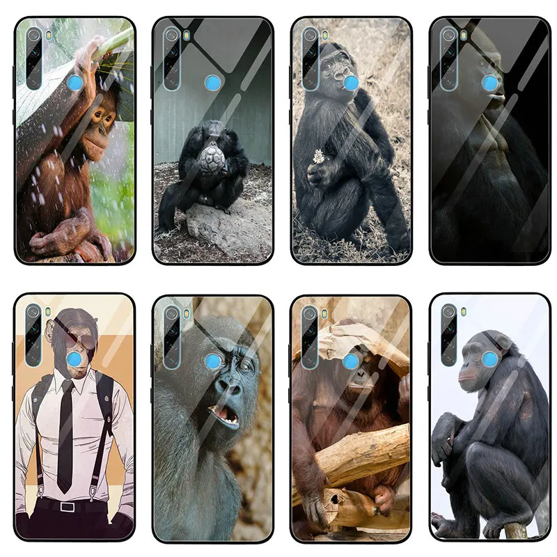 Детские цветные чехлы с обезьянкой Gorilla Ape для Xiaomi Redmi Note 4 4X 5A 5S 6X 7 7A 8 8A 9 SE A1 A2 Lite Plus