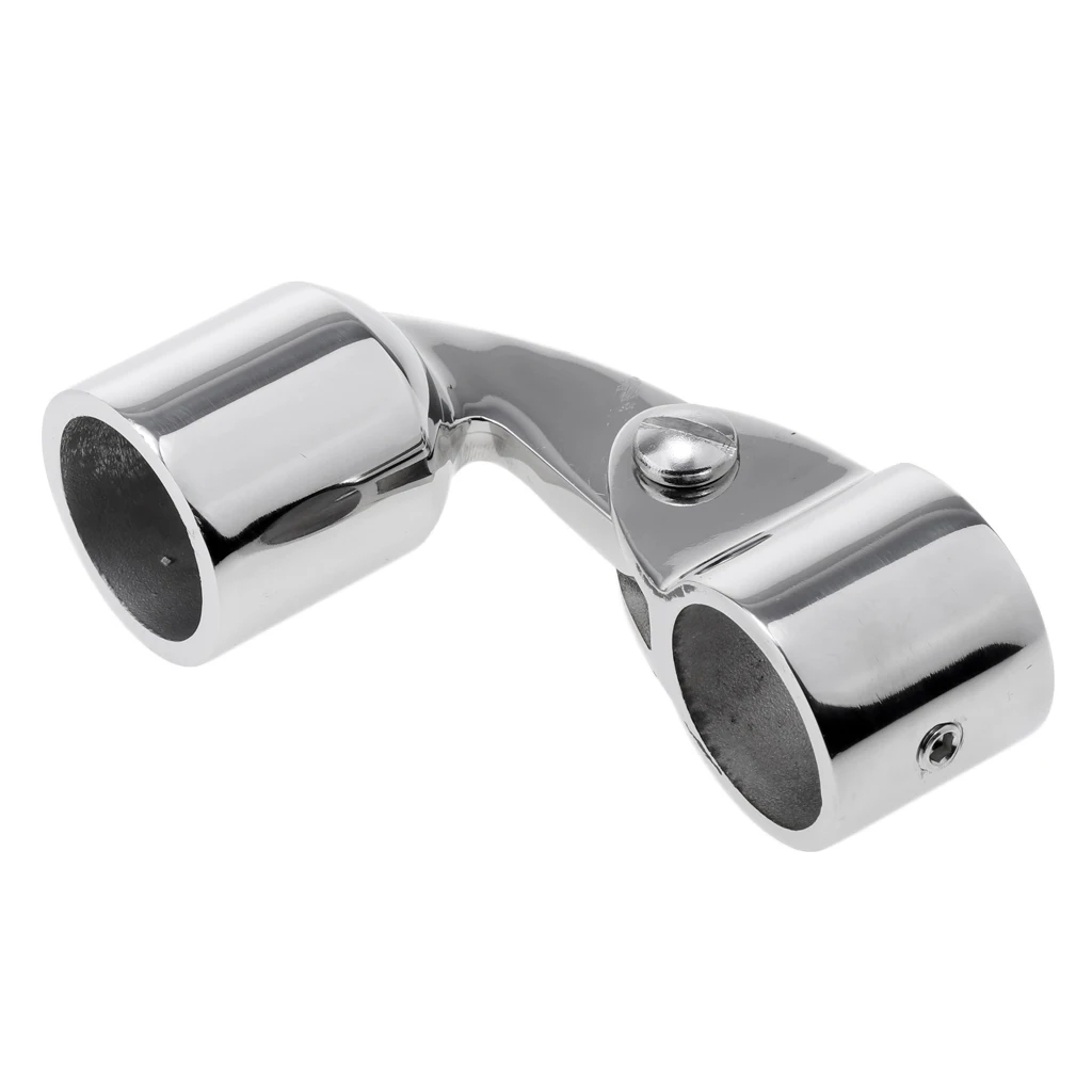 Heavy Duty 316 Stainless Steel Bimini Top Cap Eye End 25mm Boat Deck Hinge | Marine Hardware