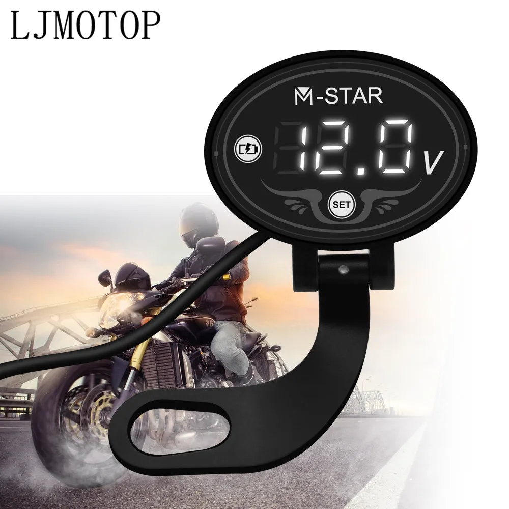 Цифровой измеритель напряжения для мотоциклов YAMAHA XMAX 125/250/300/400 Iron Max NMAX 125 R120