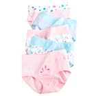 ZJX 5 шт. женские трусики с высокой талией, Мягкое хлопковое нижнее белье, милые бесшовные трусы с принтом, мягкие дышащие трусики для похудения для девочек