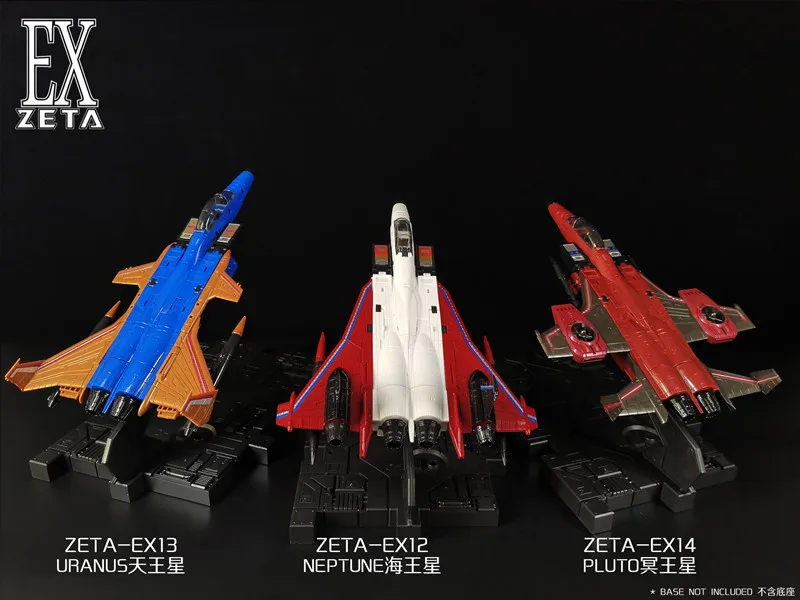 

ZETA Transoformation EX12 Dirge EX13 Ramjet EX14 Thrust G1 MP Ratio MP11 3pcs Alloy Part Action Figure Deformation Robot Toys