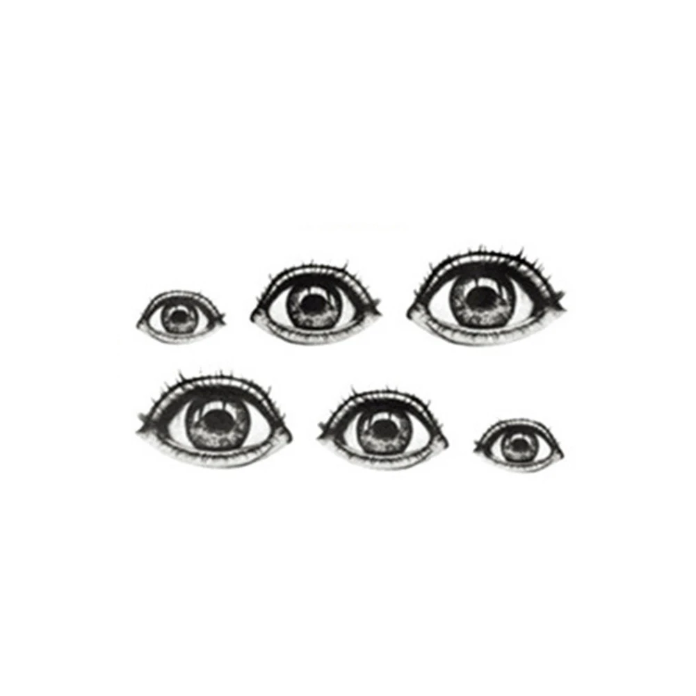 Сделай сам 2 шт костюмы на Хэллоуин с принтом большие глаза временные фальшивые