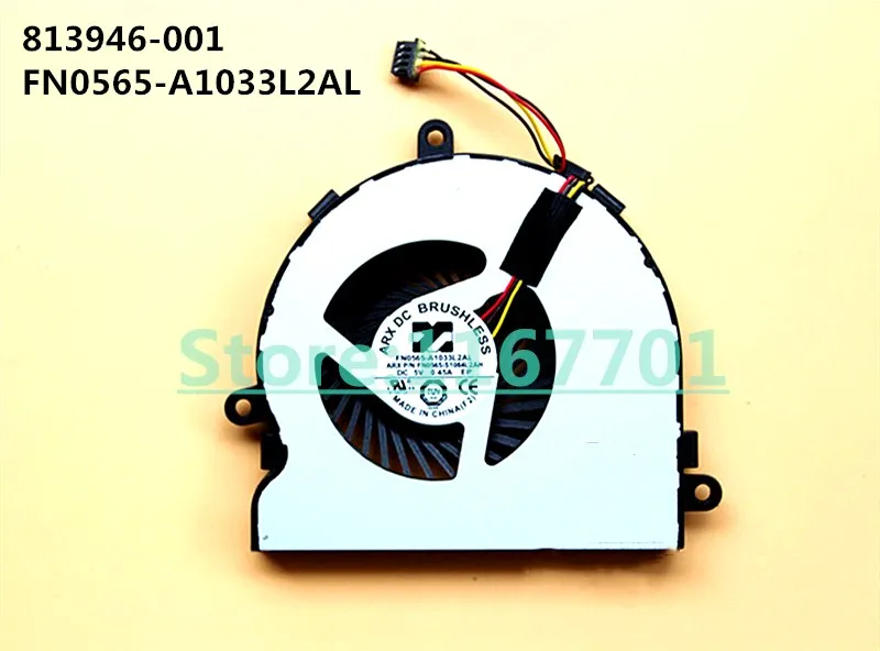 

Laptop CPU Cooling Fan For HP 15-AC 15-BA 15-BD 15-AF 15-AY 15-AY041WM 250 255 256 G5 813946-001 KSB05105HAAEP FN0565-A1033L2AL