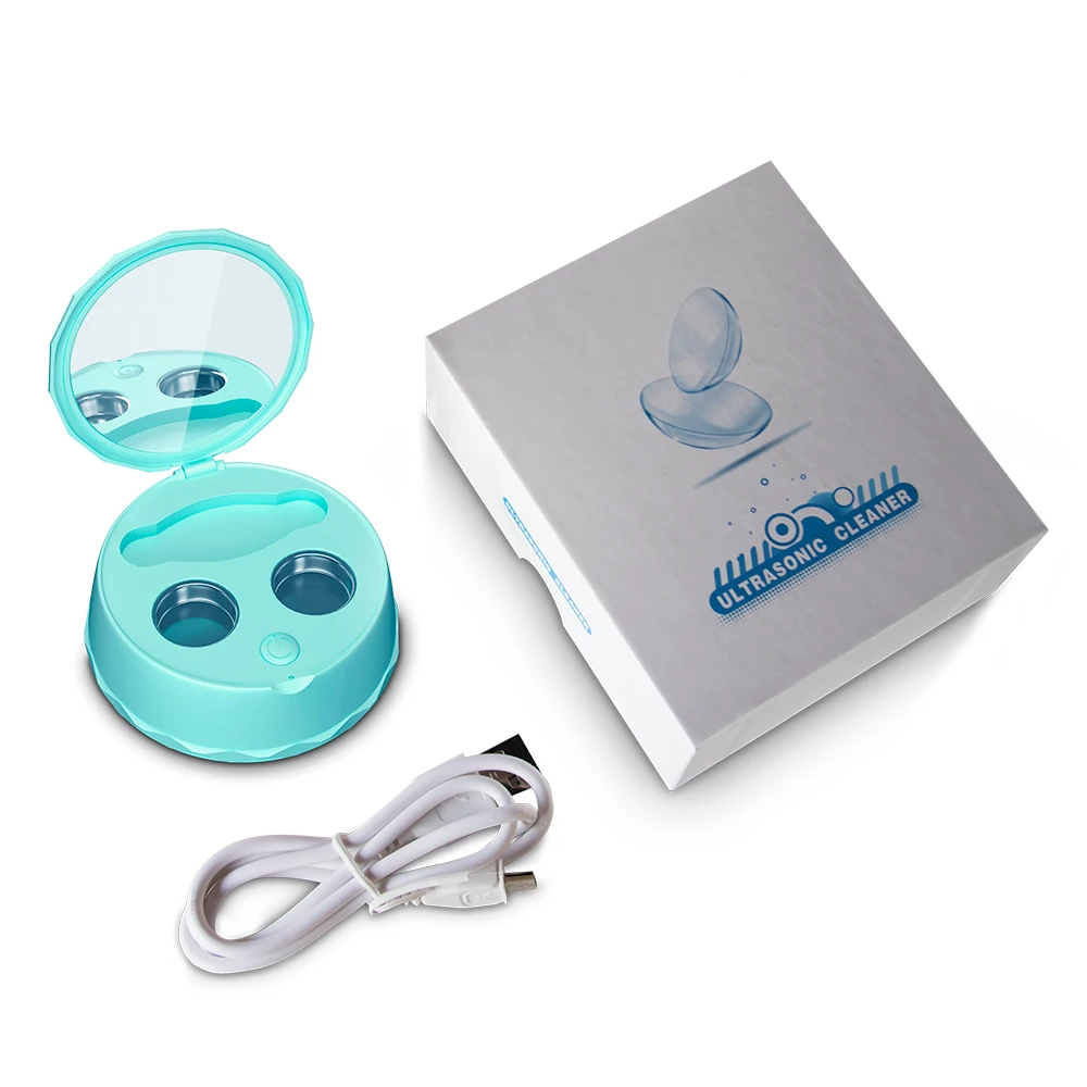 2021 последняя Ультразвуковой очиститель контактных линз грязного масла