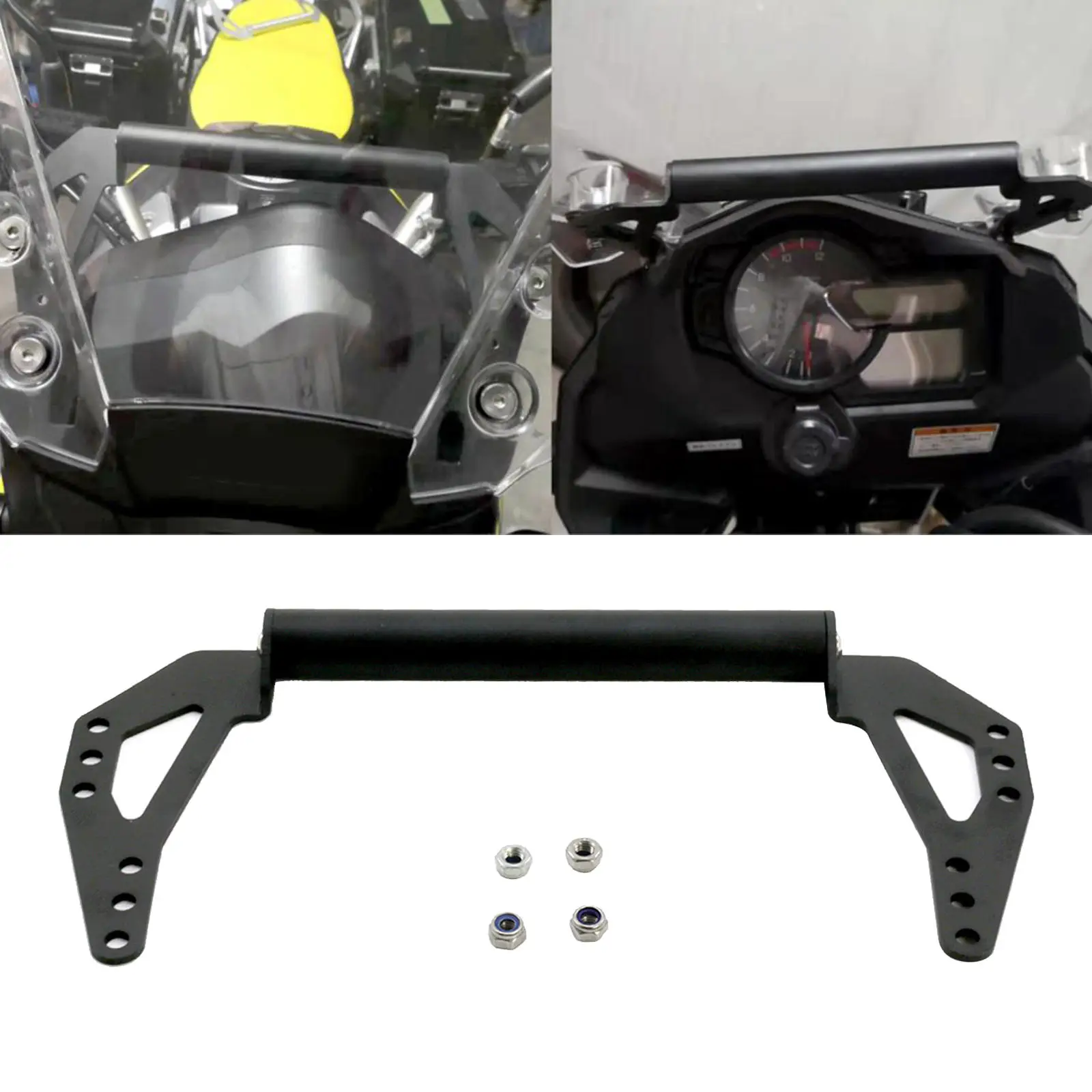 gps mobile phone navigation bracket front stand aluminum compatible for suzuki dl1000 spare parts professional durable premium free global shipping