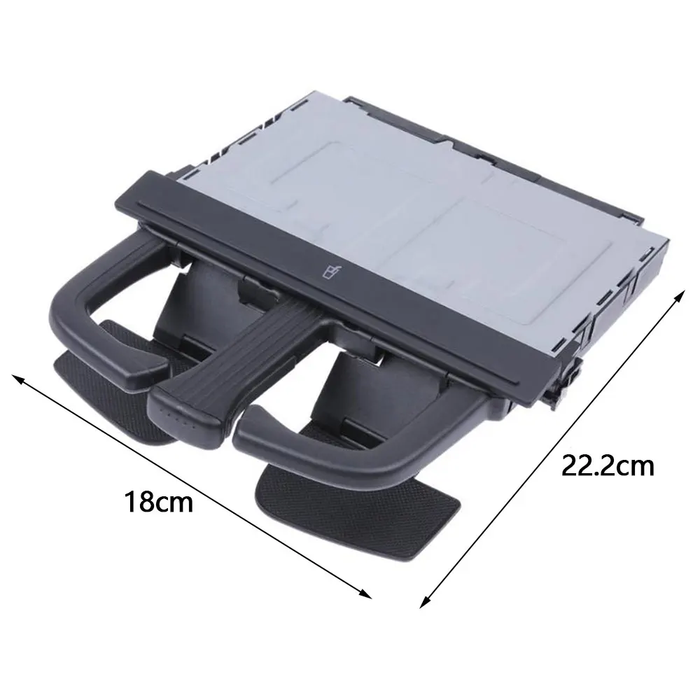 

Dual Drinks Cup Holder Beverage Drink Bottle Cup Mount Stand Drink Holder for Car back seat For Volkswagen Golf 4 Audi Bora