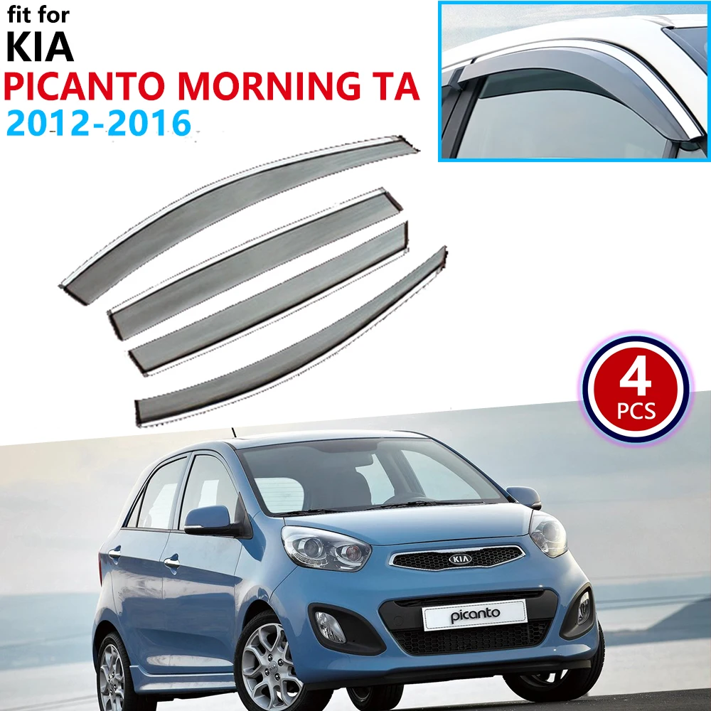 Для Kia Picanto Morning TA 2012 2013 2014 2015 2016 оконный козырек вентиляционные тенты защита от