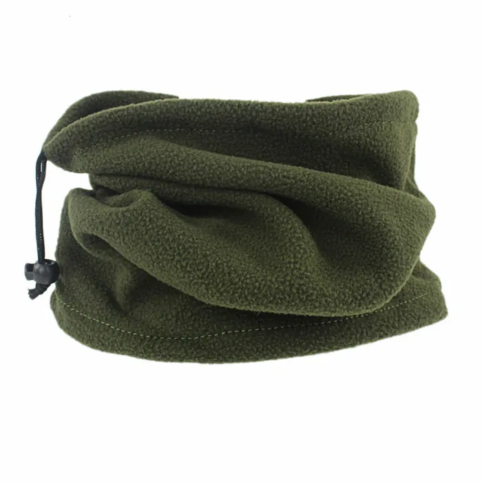 Army green Мужской женский Полярный флисовый теплый шарф Многофункциональный 3 в 1 Балаклава маска для лица шеи гетры шапки - Цвет: Army green
