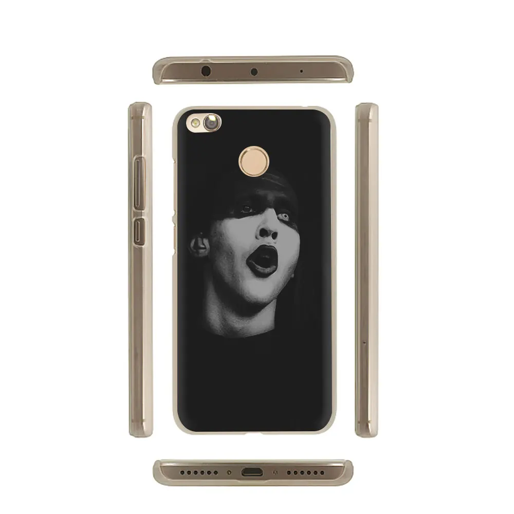 Защитный жесткий чехол для телефона EWAU Marilyn Manson для Xiaomi Redmi 4A 4X5 5A 6 6A 7 7A Plus GO S2 K20 pro