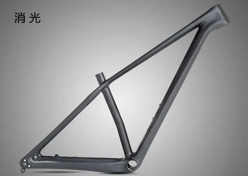 Карбоновая рама для горного велосипеда MTB XC M5 матовая ярко-черная T900 27 5 29er