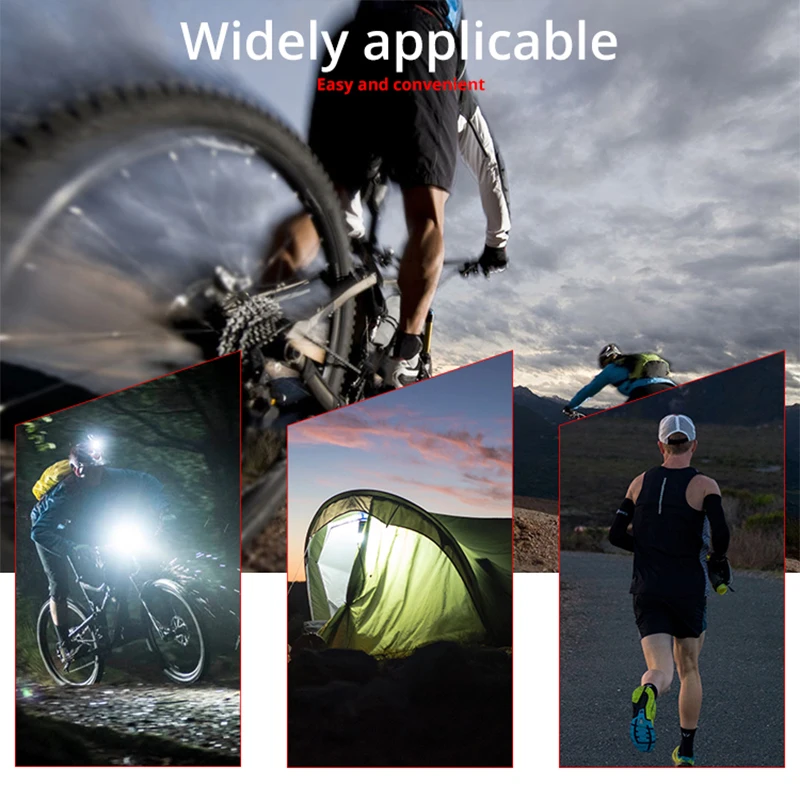

1200mAH Bicycle Light 300 Lumens 3 Mode Ridding T6 LED Cycling Front Light MTB Bike lights Lamp Torch Waterproof flashlight