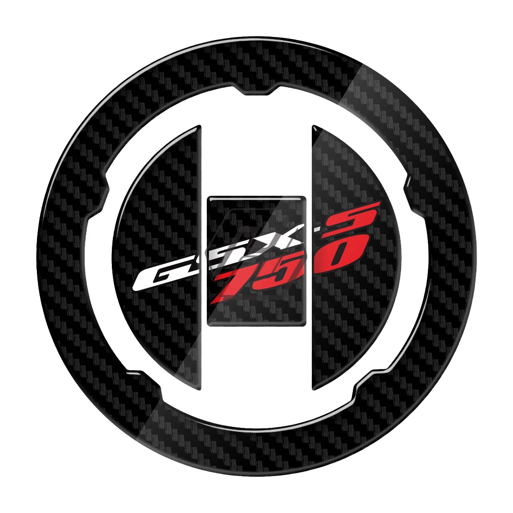

3D Carbon-look Motorcycle Fuel Gas Cap Protector Decals Case for 15-16 Suzuki GSXS750 GSX-S750 2015 2016