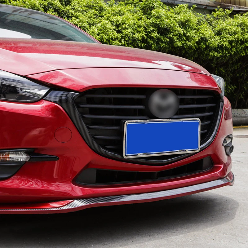 Декоративная лента для Mazda 3 Axela Модифицированная средней длины яркая переднего