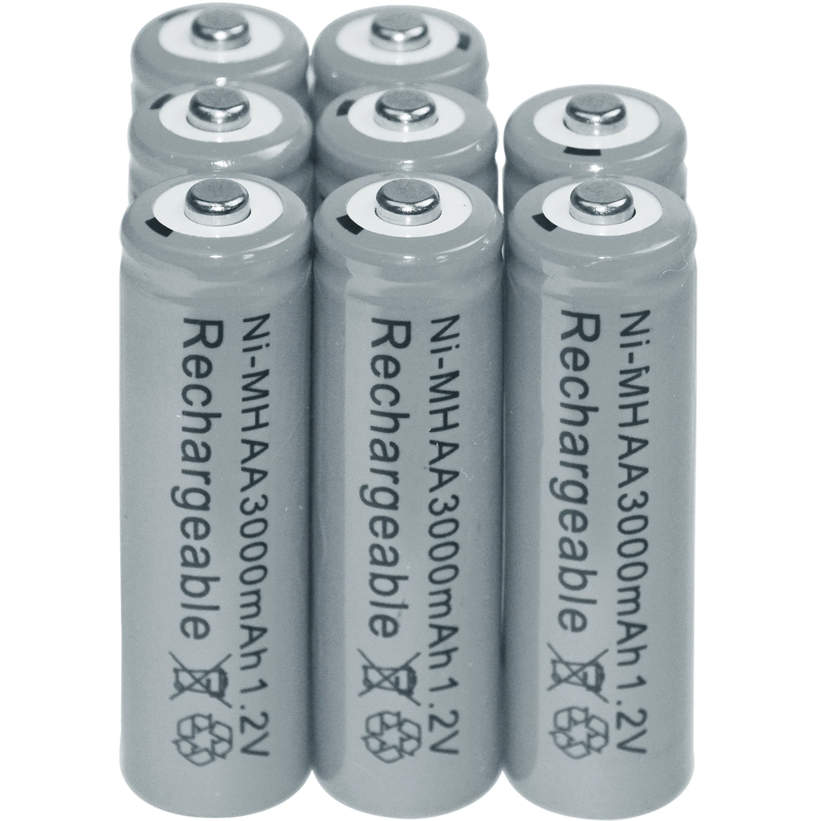 Аккумуляторная батарея Ni-MH серого цвета перезаряжаемая для MP3 и радиоуправляемых