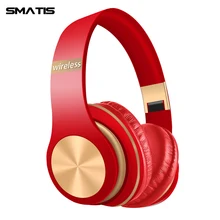 Wireless Bluetooth Headphone for HIFI Music  Support TF/SD Card  Wireless Bluetooth Microphone Headset for PC Gaming Headphones