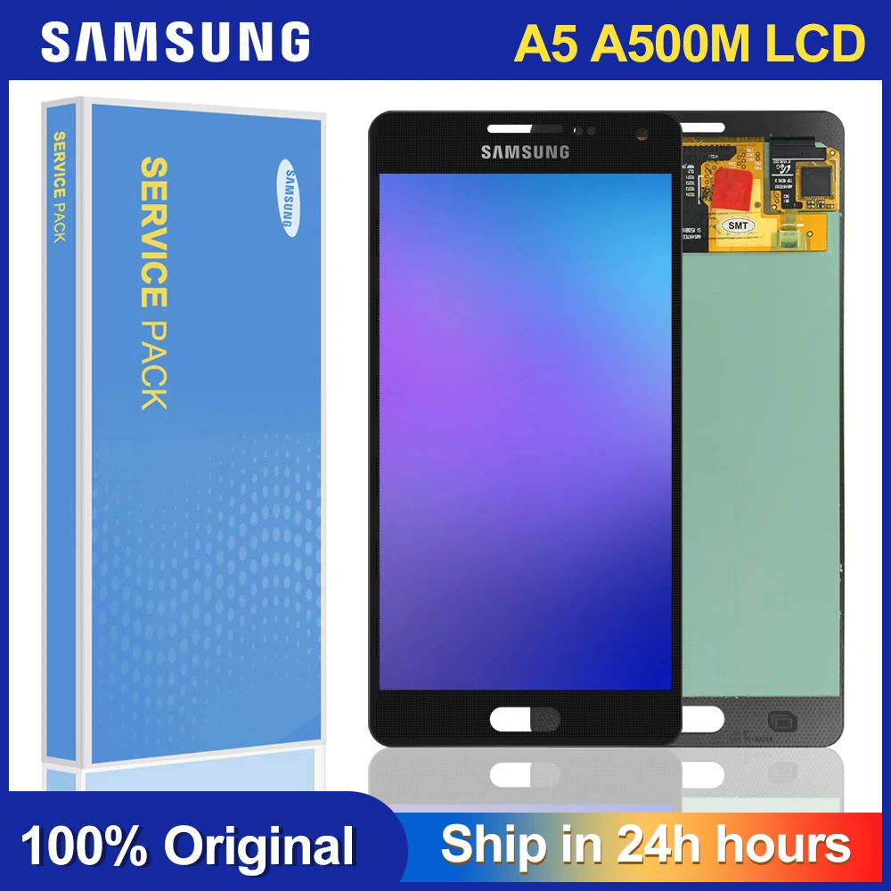 ЖК дисплей SUPER AMOLED 5 0 дюйма для Samsung Galaxy A5 2015 A500 A500F A500FU A500H A500M с сенсорным экраном и