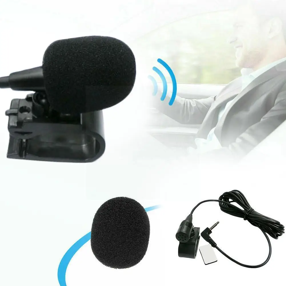 

Профессиональный Автомобильный Аудио Микрофон 3,5 мм разъем с зажимом Микрофон Стерео мини проводной внешний микрофон для авто Dvd Радио Длин...