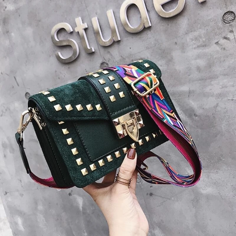 Роскошные сумки женские сумки дизайнерские Sac основной Femme кошелек и сумки известный бренд заклепки сумки через плечо для женщин Bolso Mujer