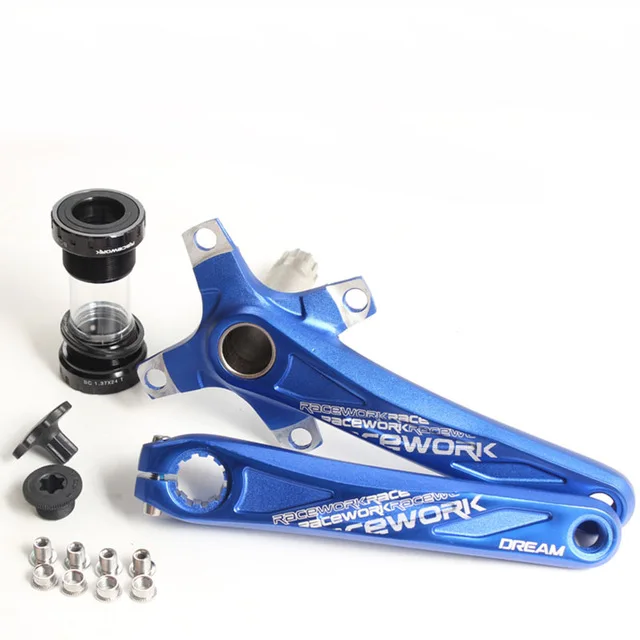 

104bcd Chainwheelfor Mtb Bicycle Parts Aluminum Hollowtech Bicycle Crankset Bike Crank BB91 Bracket Bottom Bicycle Accessories