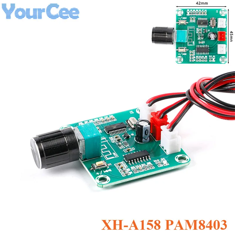 XH-A158 5 Вт * 2 Плата усилителя мощности Pam8403 Беспроводной динамик небольшой DIY