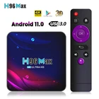 ТВ-приставка H96 MAX V11, Android 11, 4K HD, Bluetooth, 4,0 дюйма