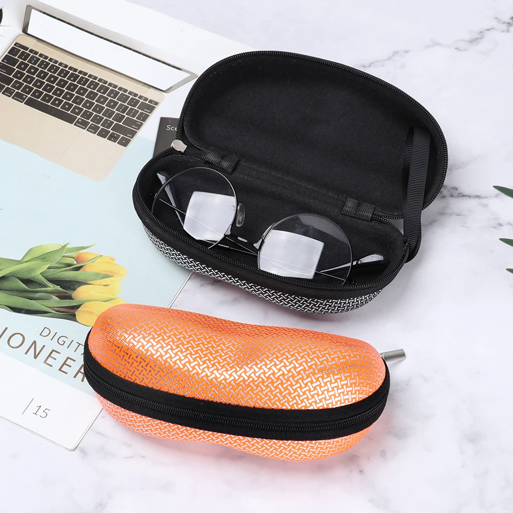 Унисекс EVA Zipper Солнцезащитные очки коробка для очков Маленькая кость Узорчатая
