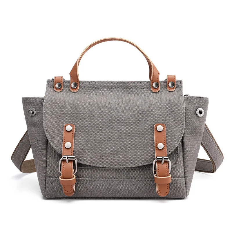 Сумка в английском стиле холщовая женская сумка модная трендовая