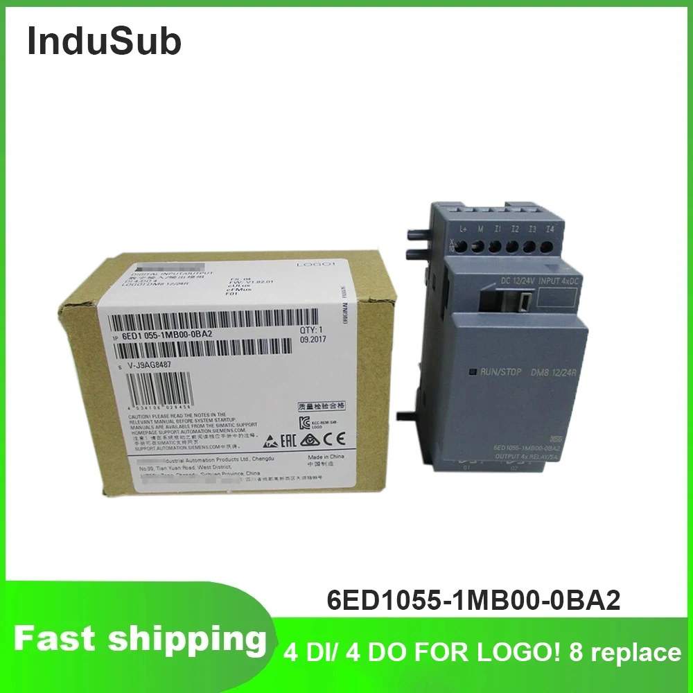 6ED1055-1MB00-0BA2 LOGO! 8 модуль расширения DM8 12/24R 4 DI/ DO для логотипа! Замена 6ED1055-1MB00-0BA1 |