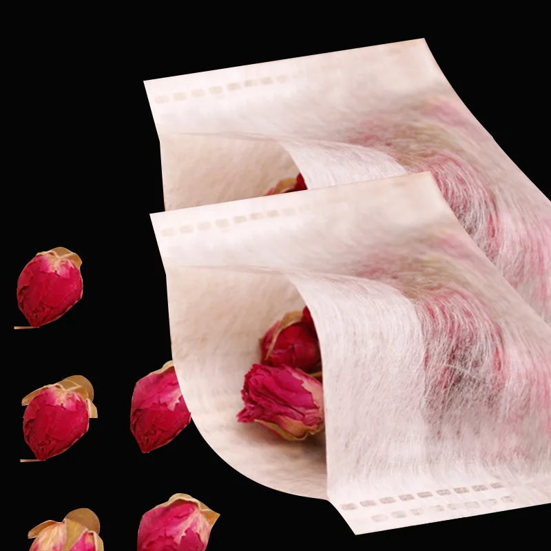 Чайные пакетики 50 шт./компл. пустые ароматизированные на шнурке 7*10 см герметичные