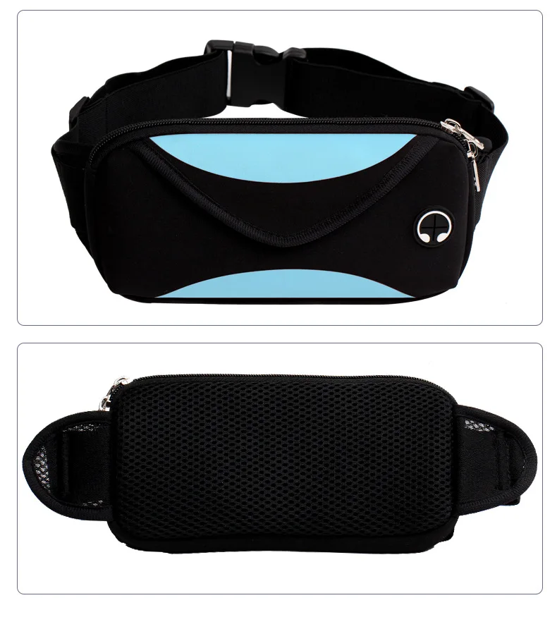 Men Printed Waist Bags Women Casual Fashion Travelling Belt Bag Fanny Waistbag Mobile Phone Biking Unisex Waist Pack Bum Bag