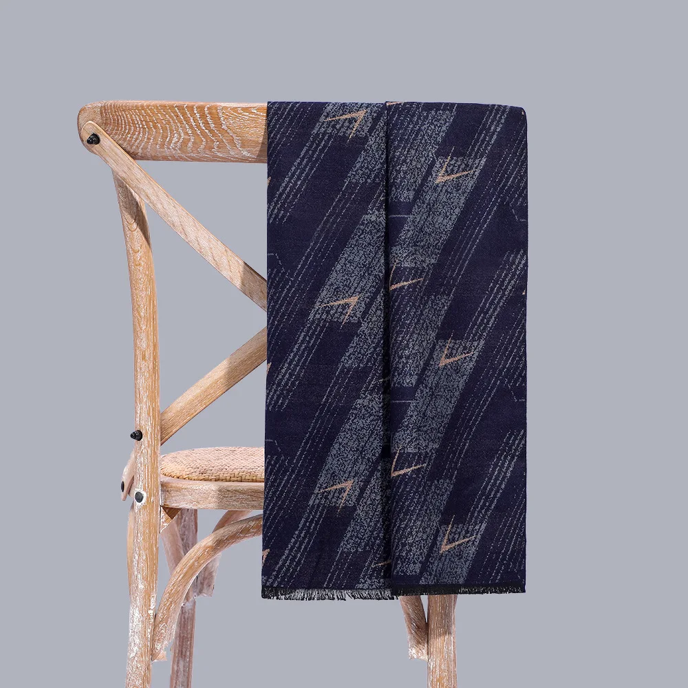 

Теплый шарф для мужчин на осень и зиму, шарф с начесом, шарф для отдыха в японском и корейском стиле