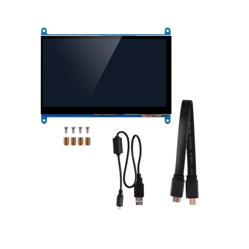 

7 Inch Full View LCD IPS Press Sn 1024X600 HD HDMI-compatible Display Monitor for Raspberry Pi