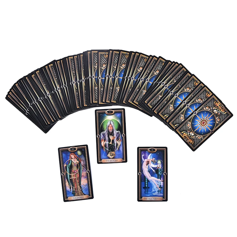 

2020 Tarot Deck Card Latest English Edition Mysterious Tarot Tarot Cards Deck Toy Tarot Divination Family Party Cards Game