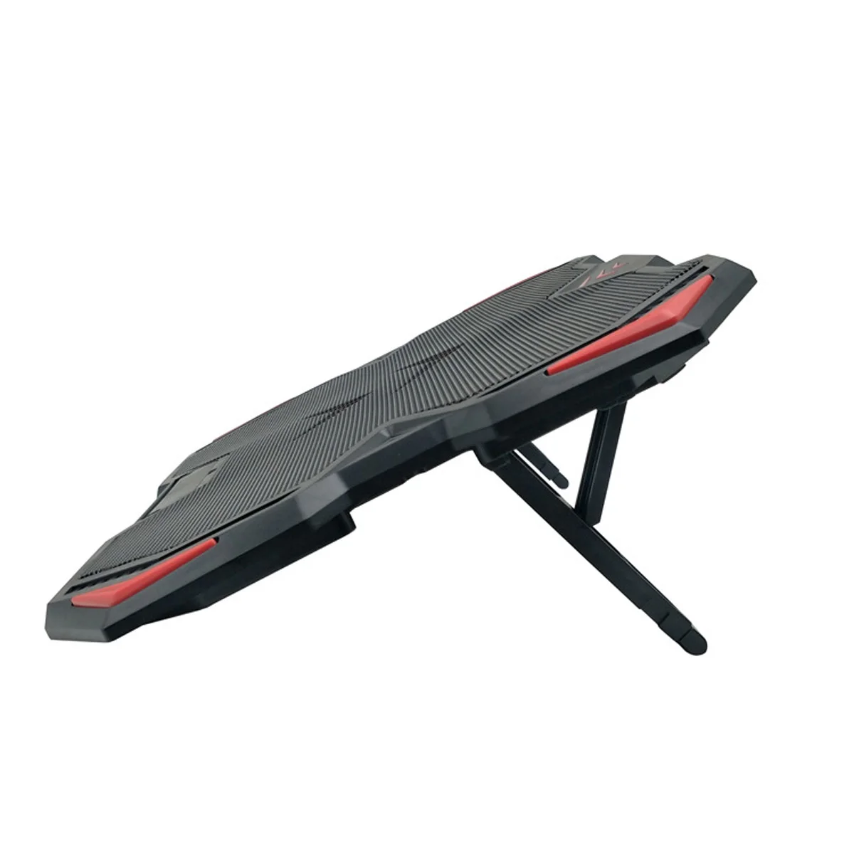 

3 Levels Adjustable Speed Laptop Cooling Pad Notebook Game Cooler Stand with 4 Fans and 2 USB Ports For 17 and Below Laptops