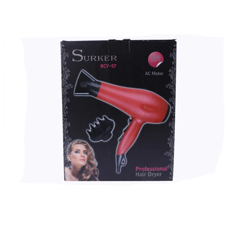 

Surker hair dryer RCY-97 hair salon non-foldable handle 2000W power hot and cold air negative ion constant temperature